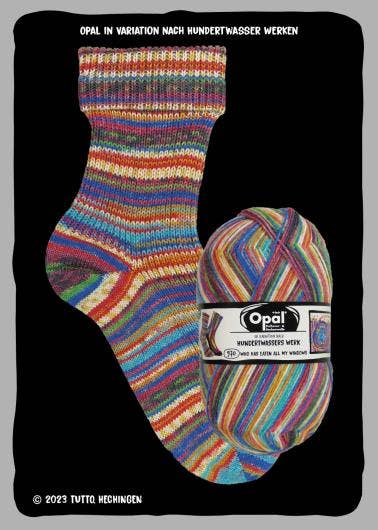 OPAL Hundertwasser 4-ply: 4055 Who Has Eaten All My Windows