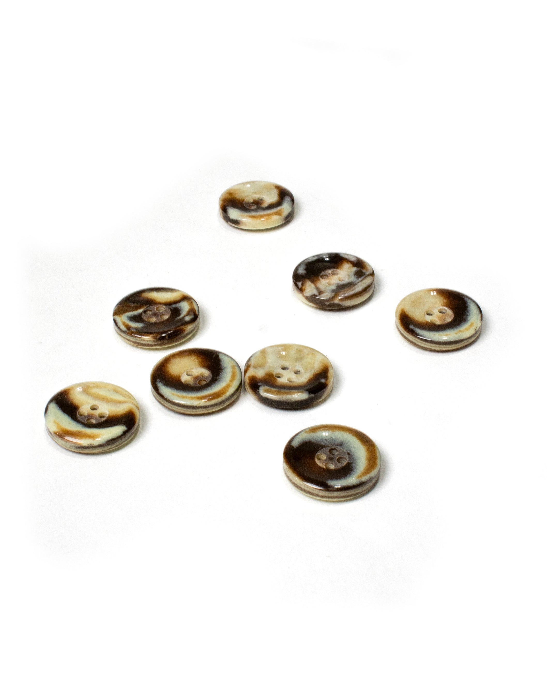Recycled Horn Ombré Buttons 25mm