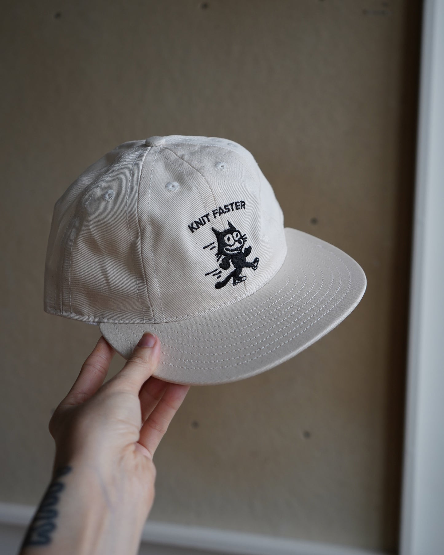 Knit Faster Dad Cap