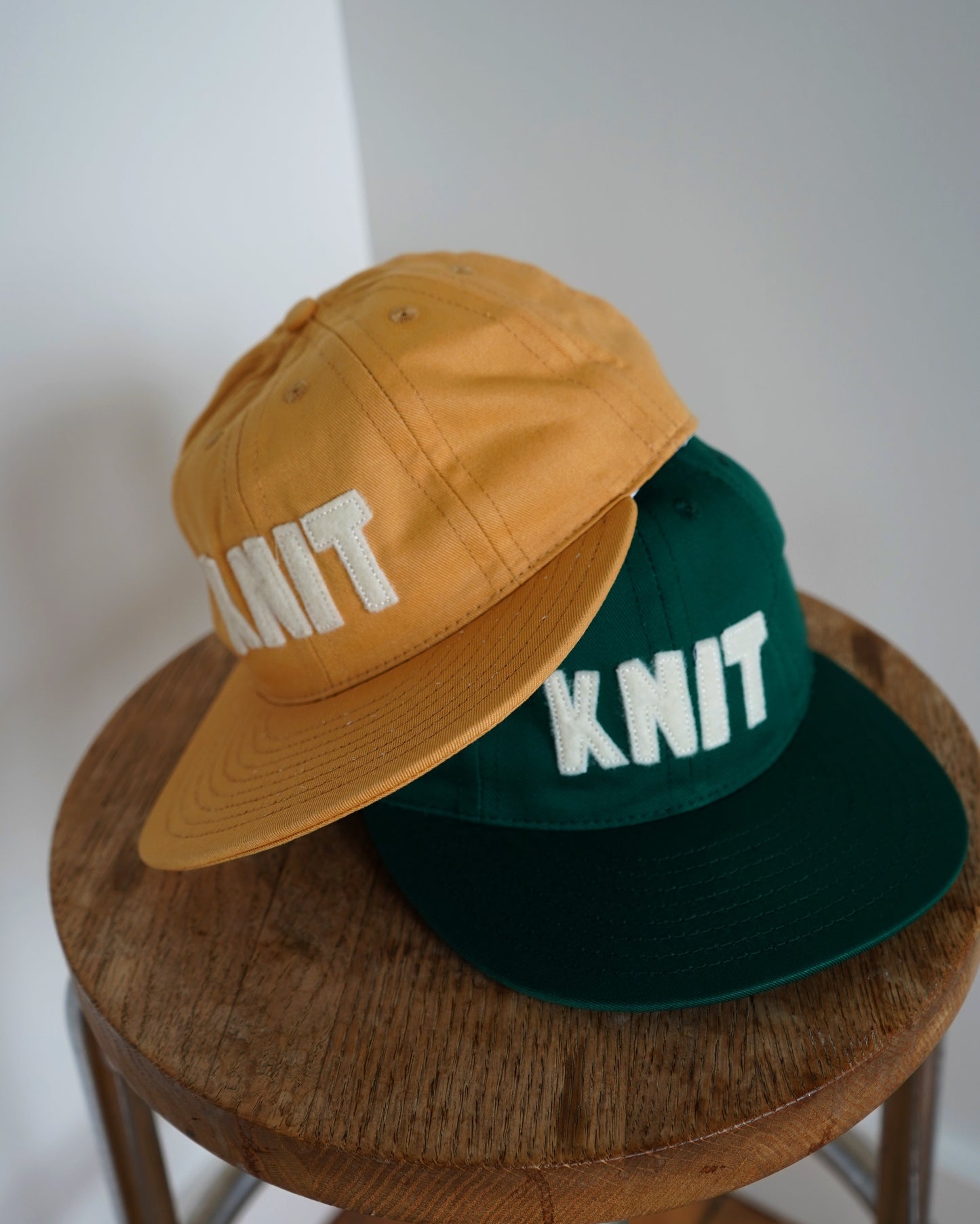 KNIT Cotton Twill Dad Cap - Green