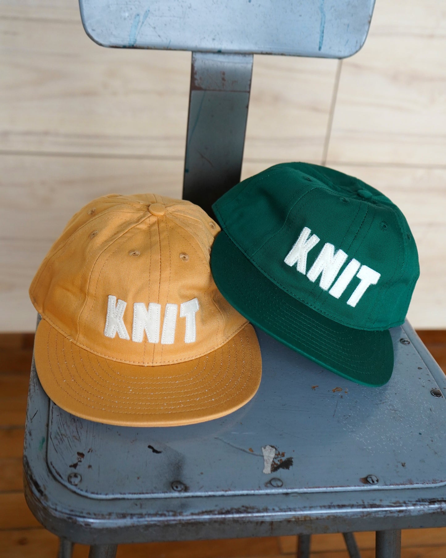KNIT Cotton Twill Dad Cap - Green