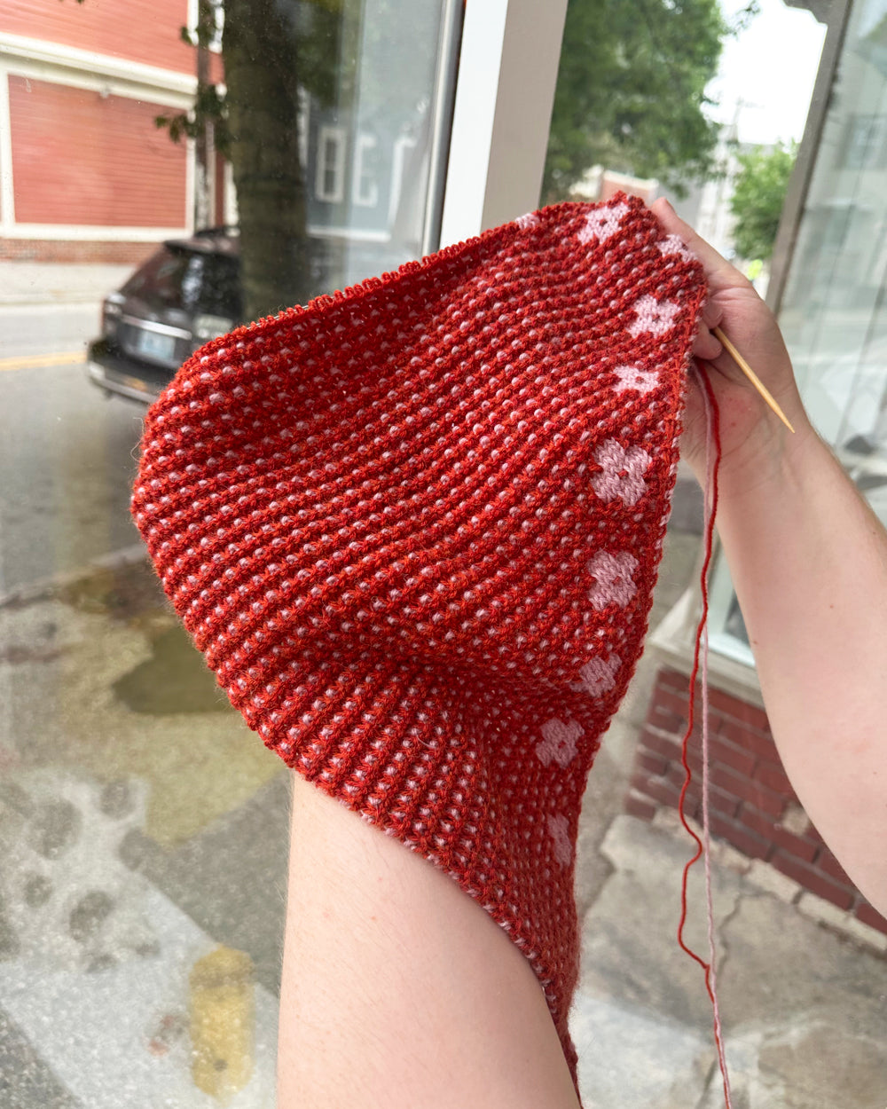 Mosaic Knitting with Venus