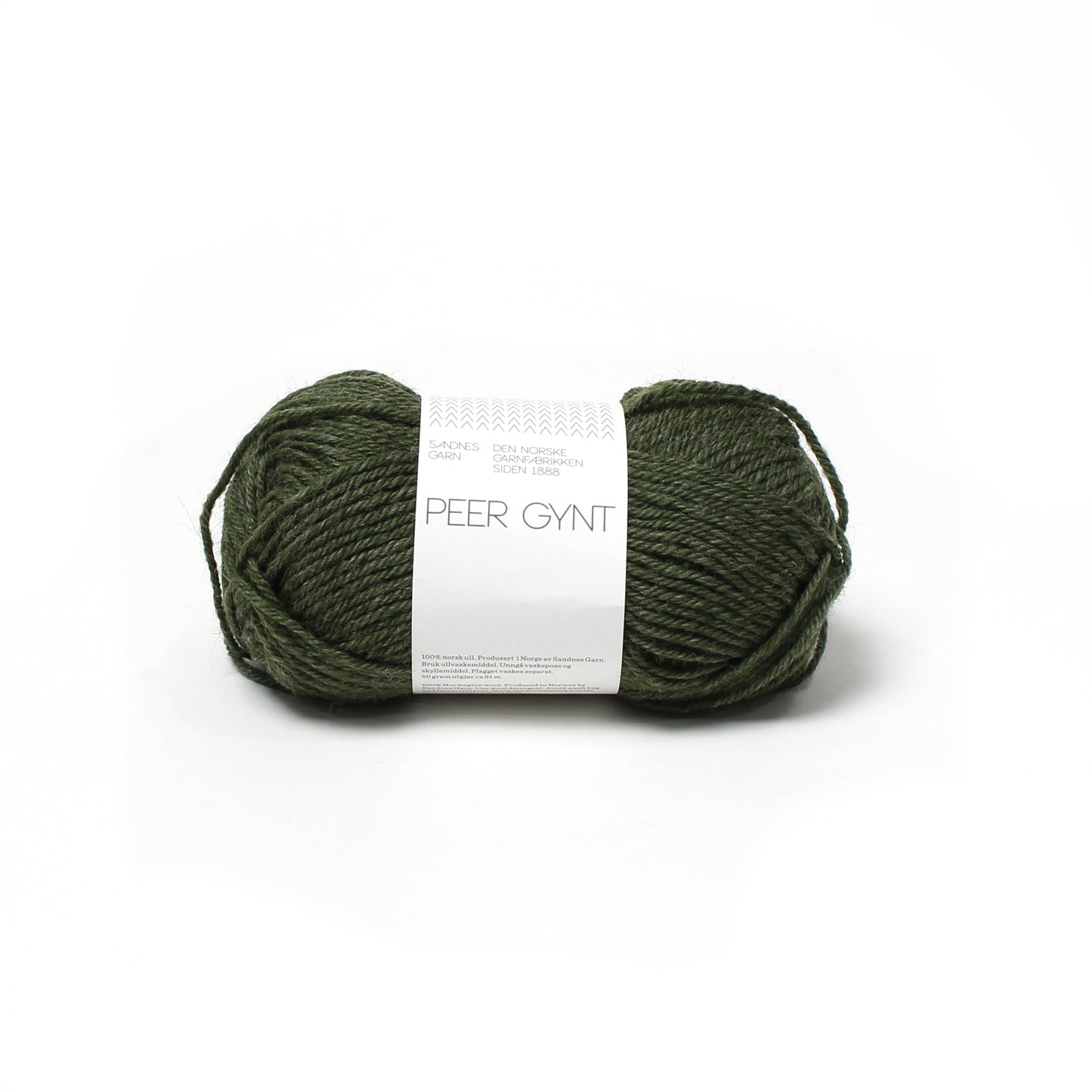 Sandes Garn - Peer Gynt - 9572 Dark Green Heather