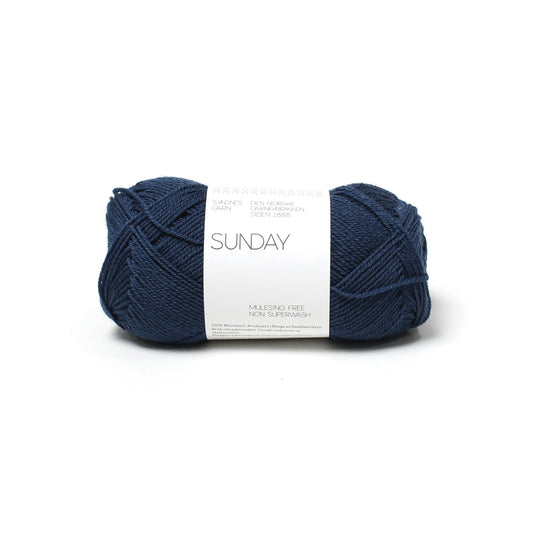 Sandes Garn - Sunday - 6062 Dark Blue