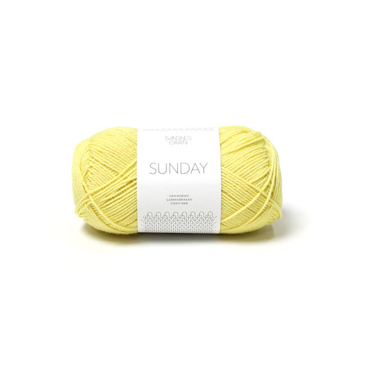 Sandes Garn - Sunday - 9004 Lemon
