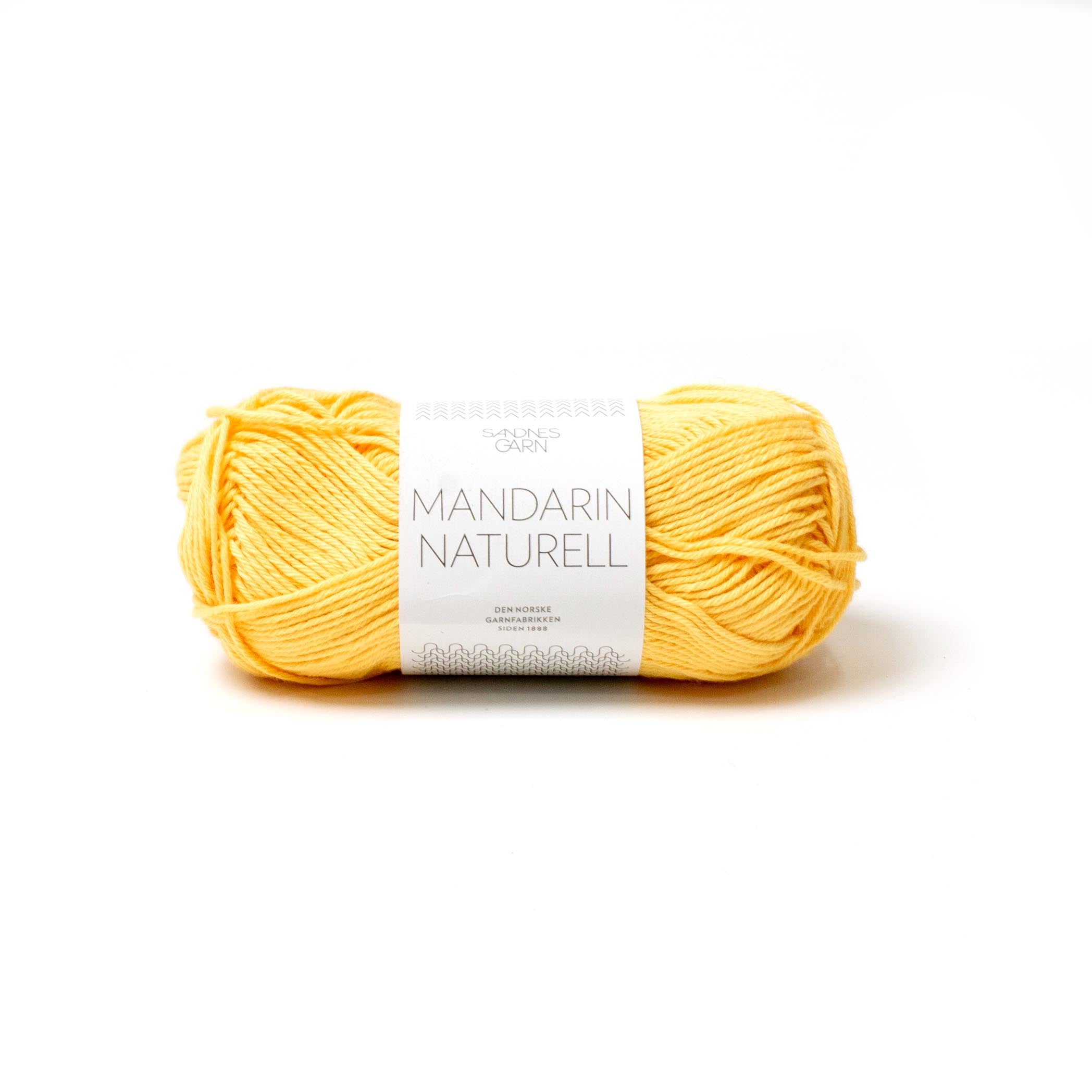 Sandes Garn - Mandarin Naturell - 2206 Yellow