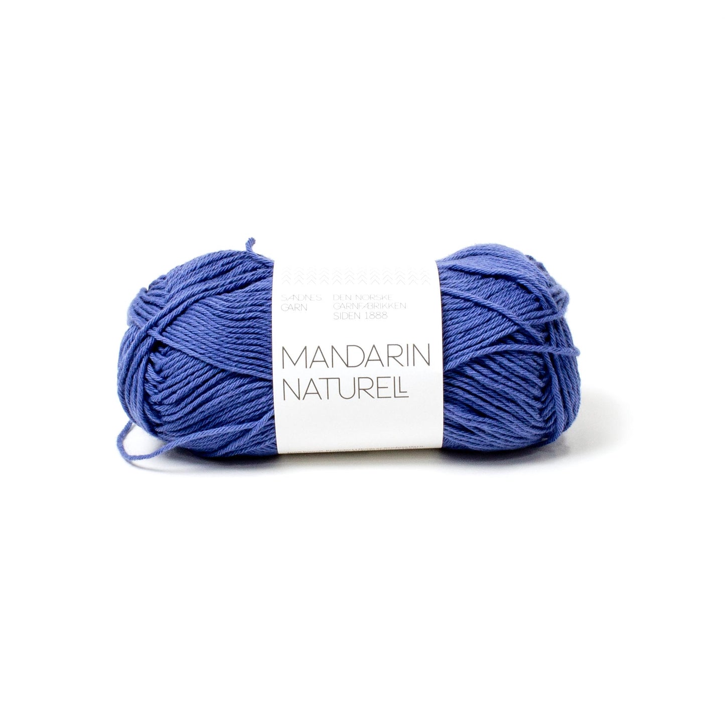 Sandes Garn - Mandarin Naturell - 5844 Medium Blue