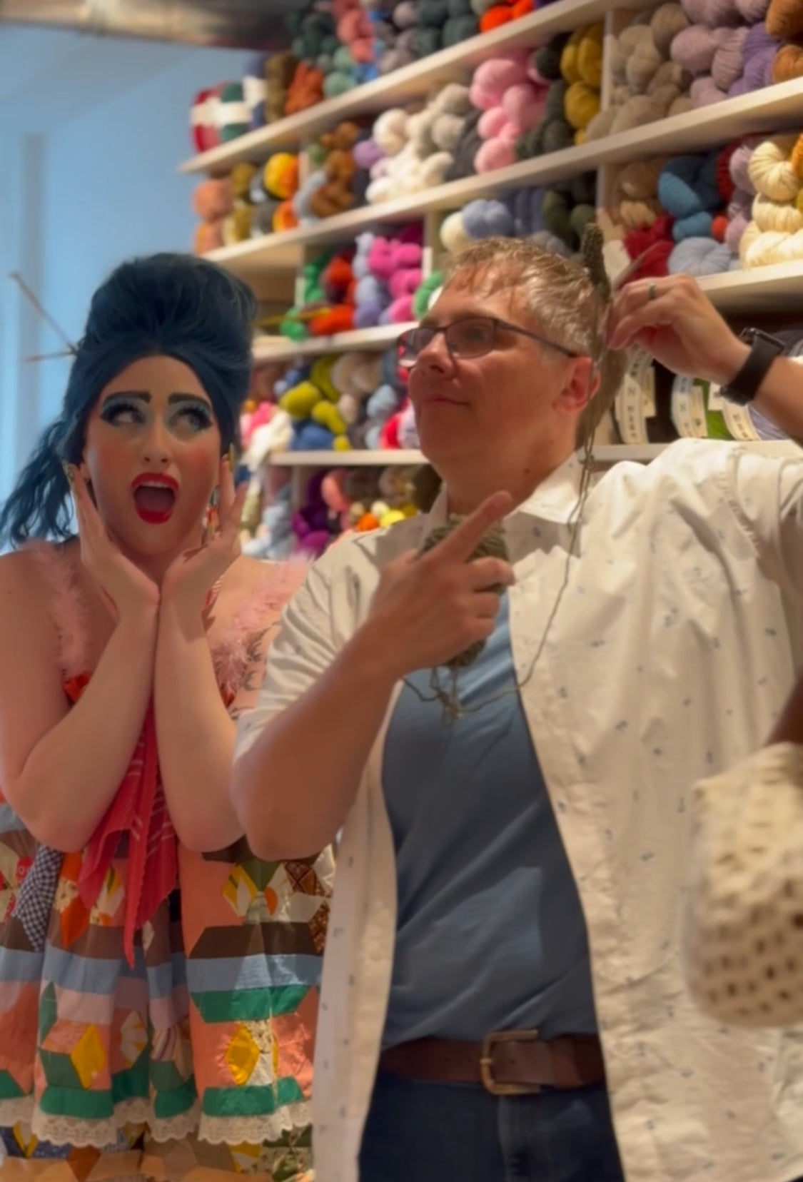 Knitting is a Drag