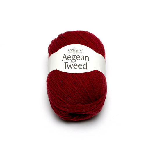 Aegean Tweed - Scarlet 03