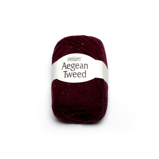 Aegean Tweed - Burgundy 19