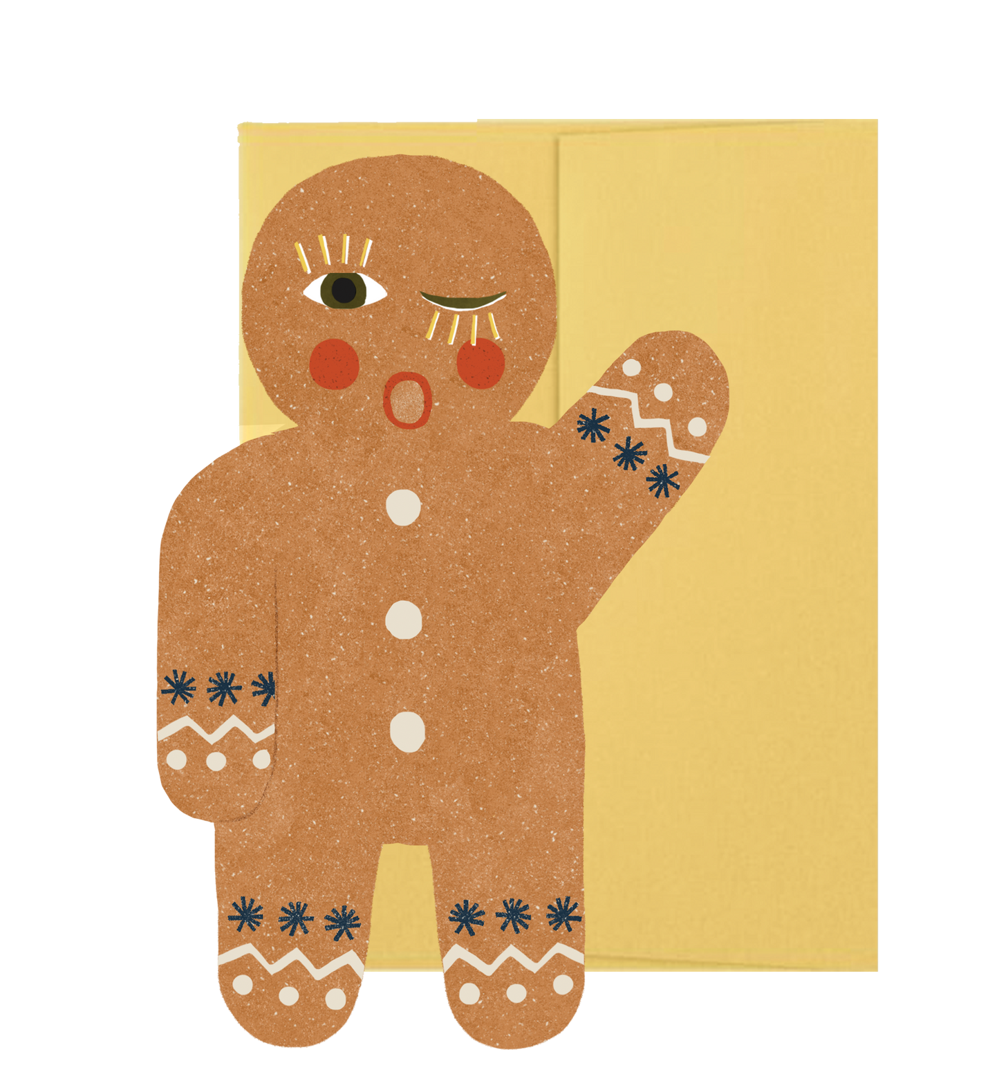 Gingerbread Man Holiday Card