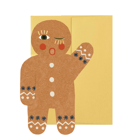 Gingerbread Man Holiday Card