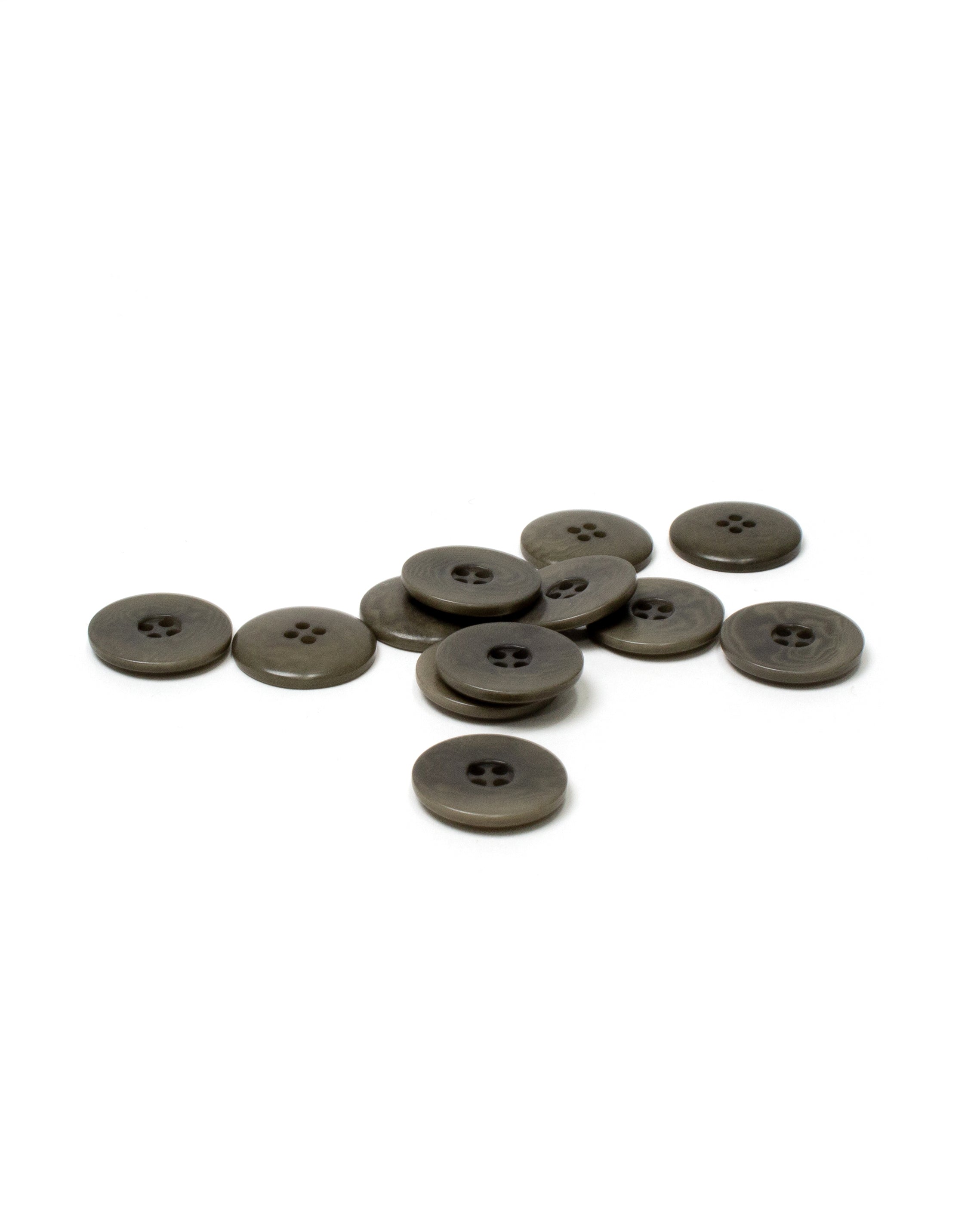 Grey Corozo buttons 23mm