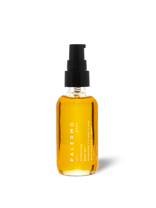 2oz | Hydrating Body Oil - Geranium + Ylang Ylang