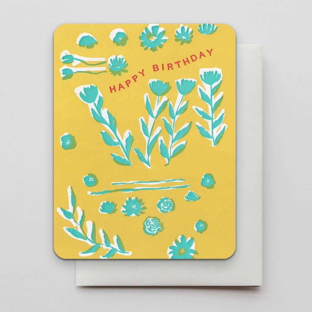 Birthday Flower Garden Card