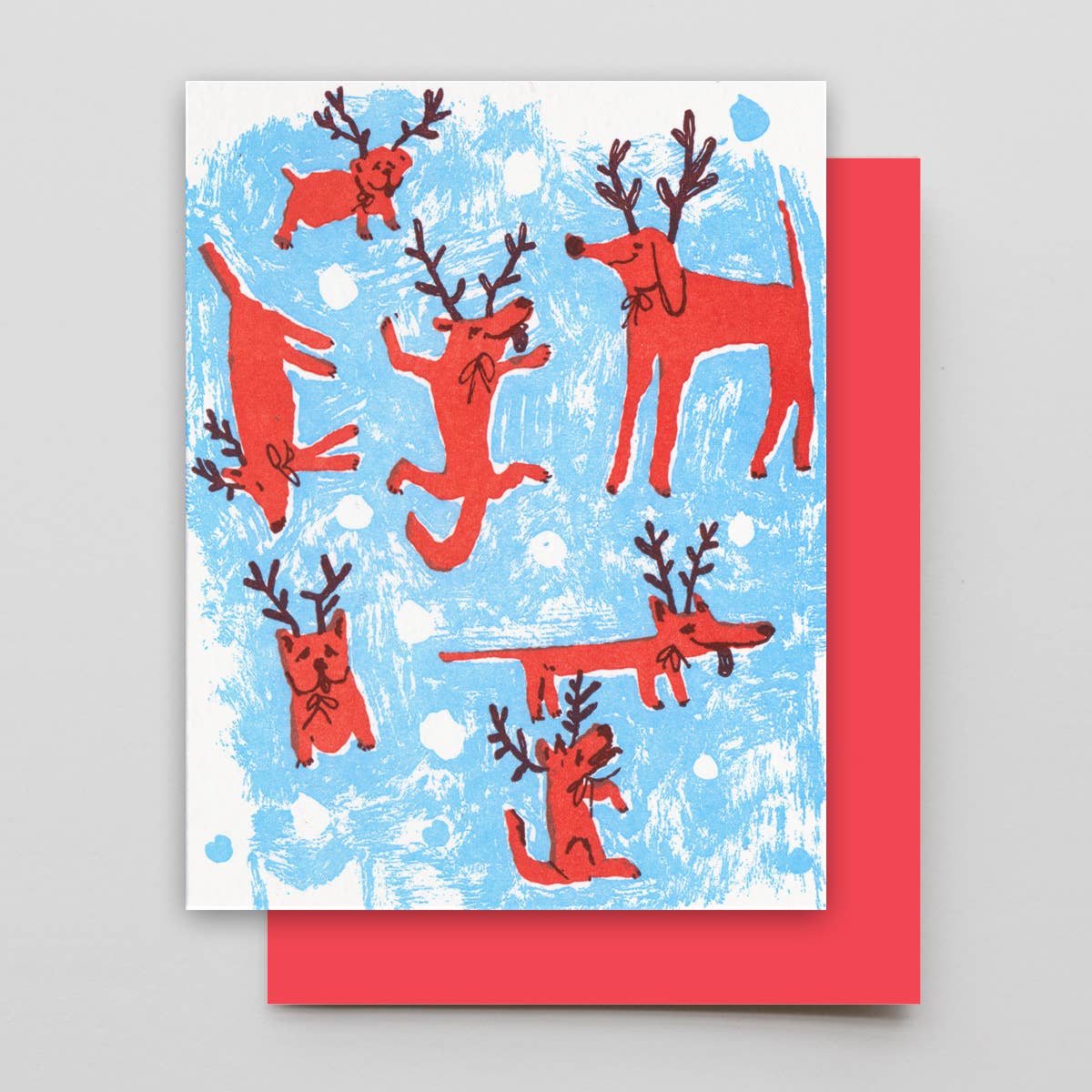 Winter Doggy Land Card