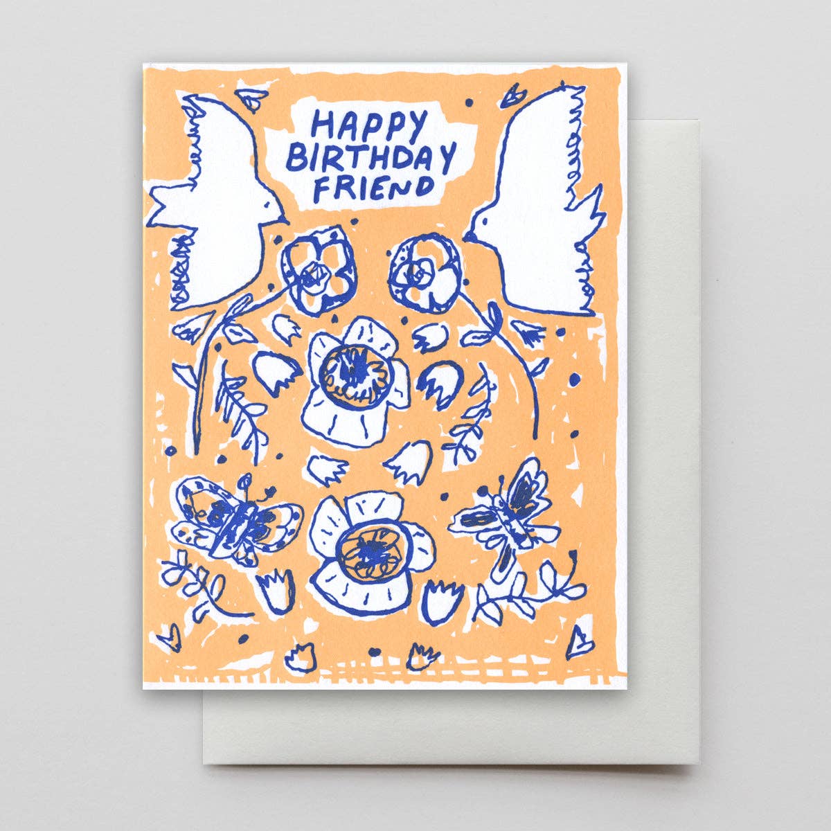 Birthday Birds-N-Butterflies Card