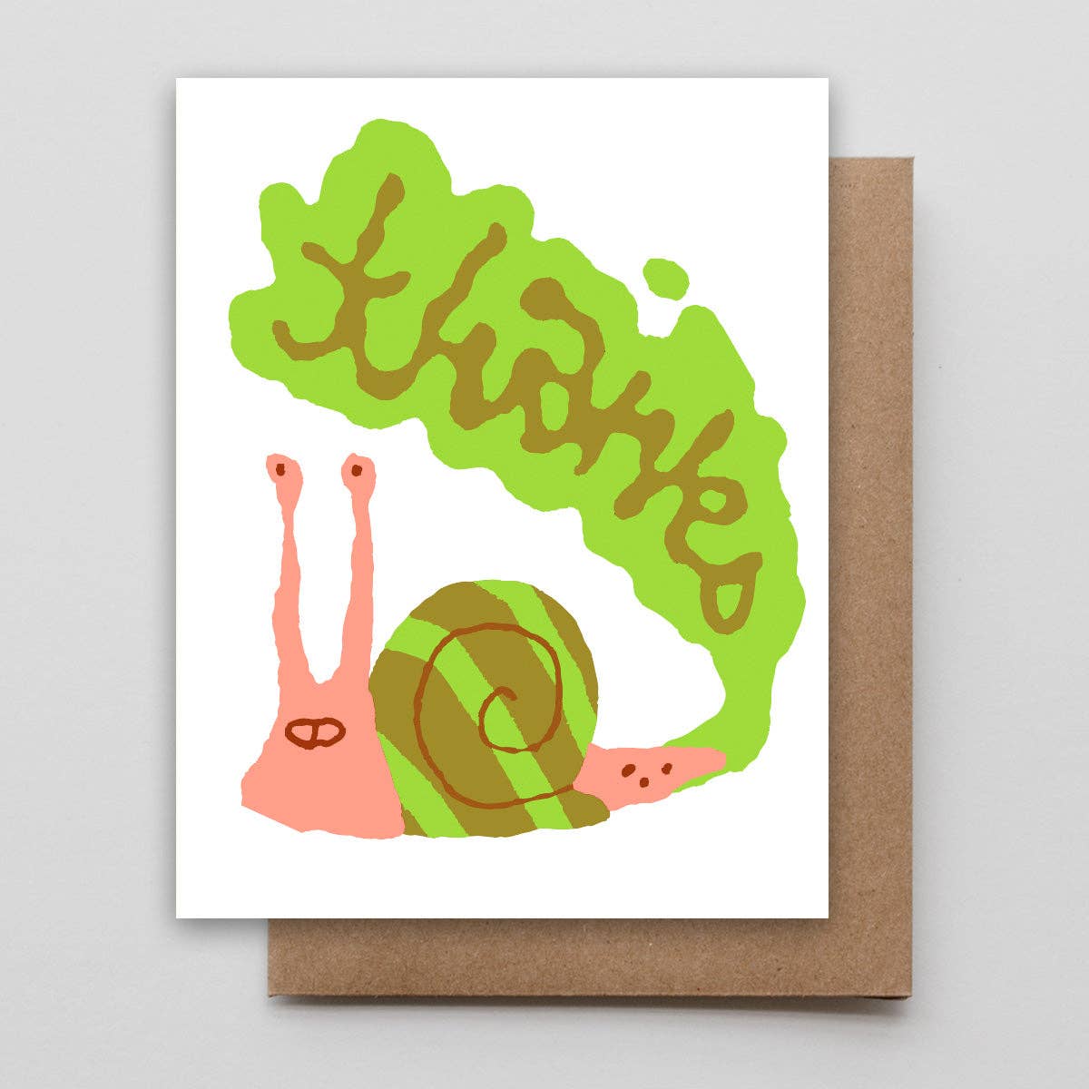 Snail Thanks *foil* Card