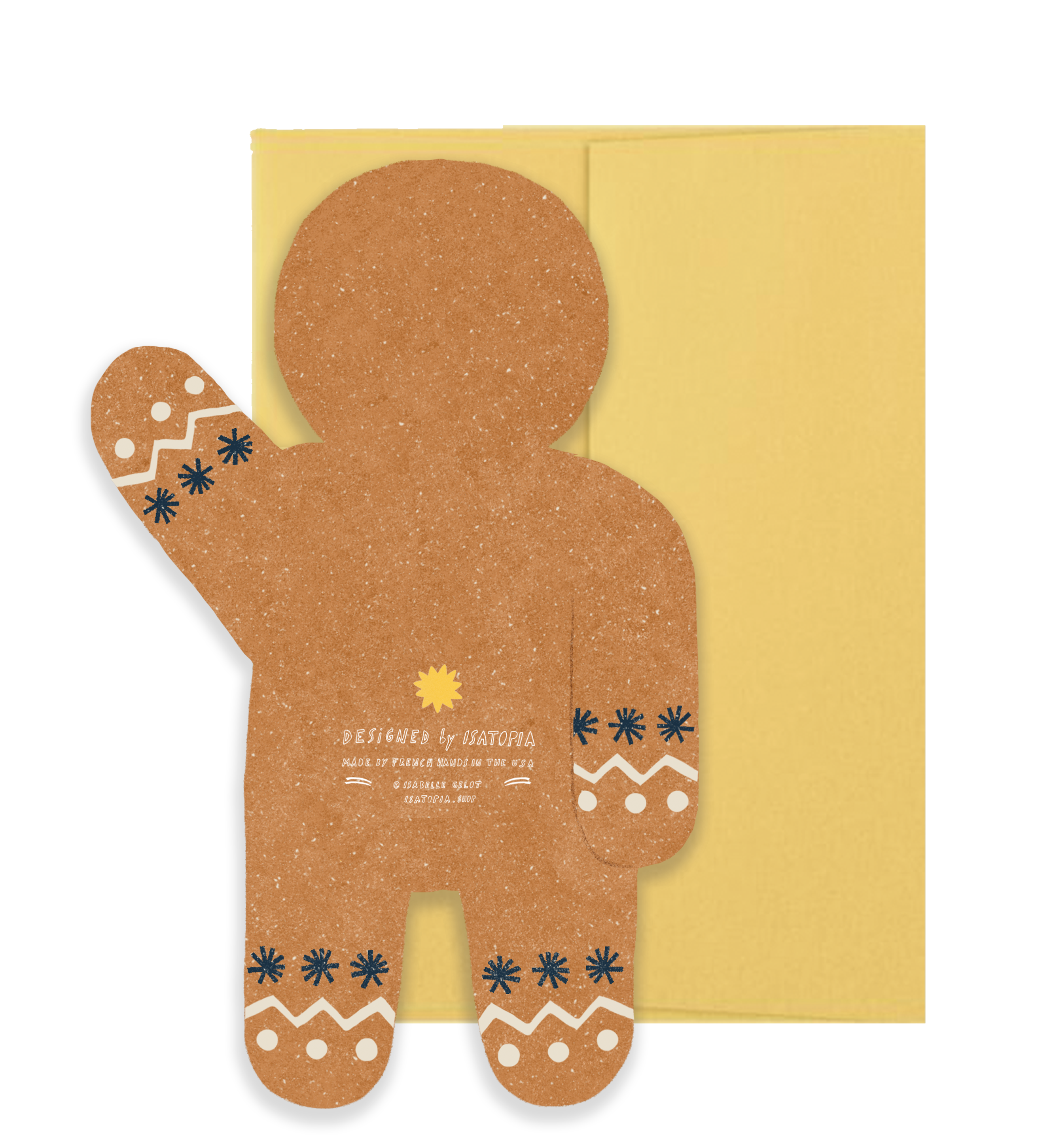 Gingerbread Man Holiday Card