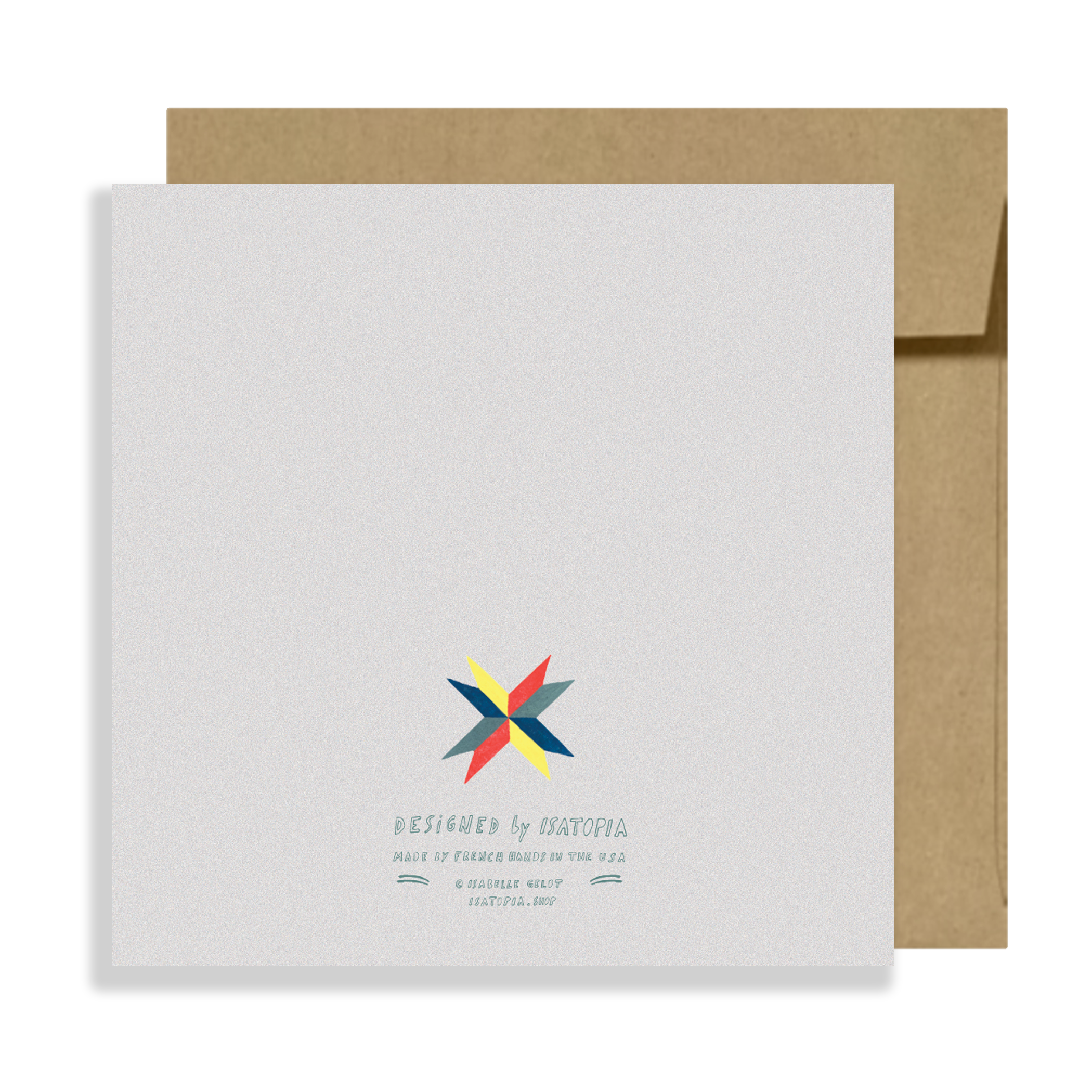 Acorn Card Quilted Card