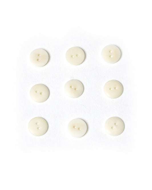 White Corozo Buttons 13mm