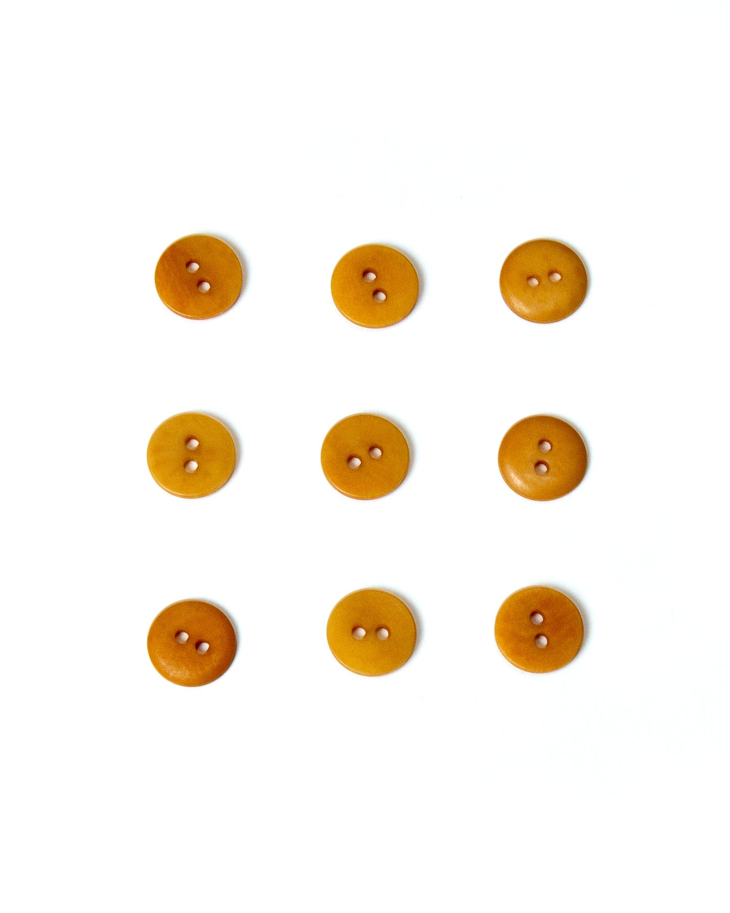 Ochre Corozo Buttons 13mm