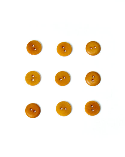 Ochre Corozo Buttons 13mm
