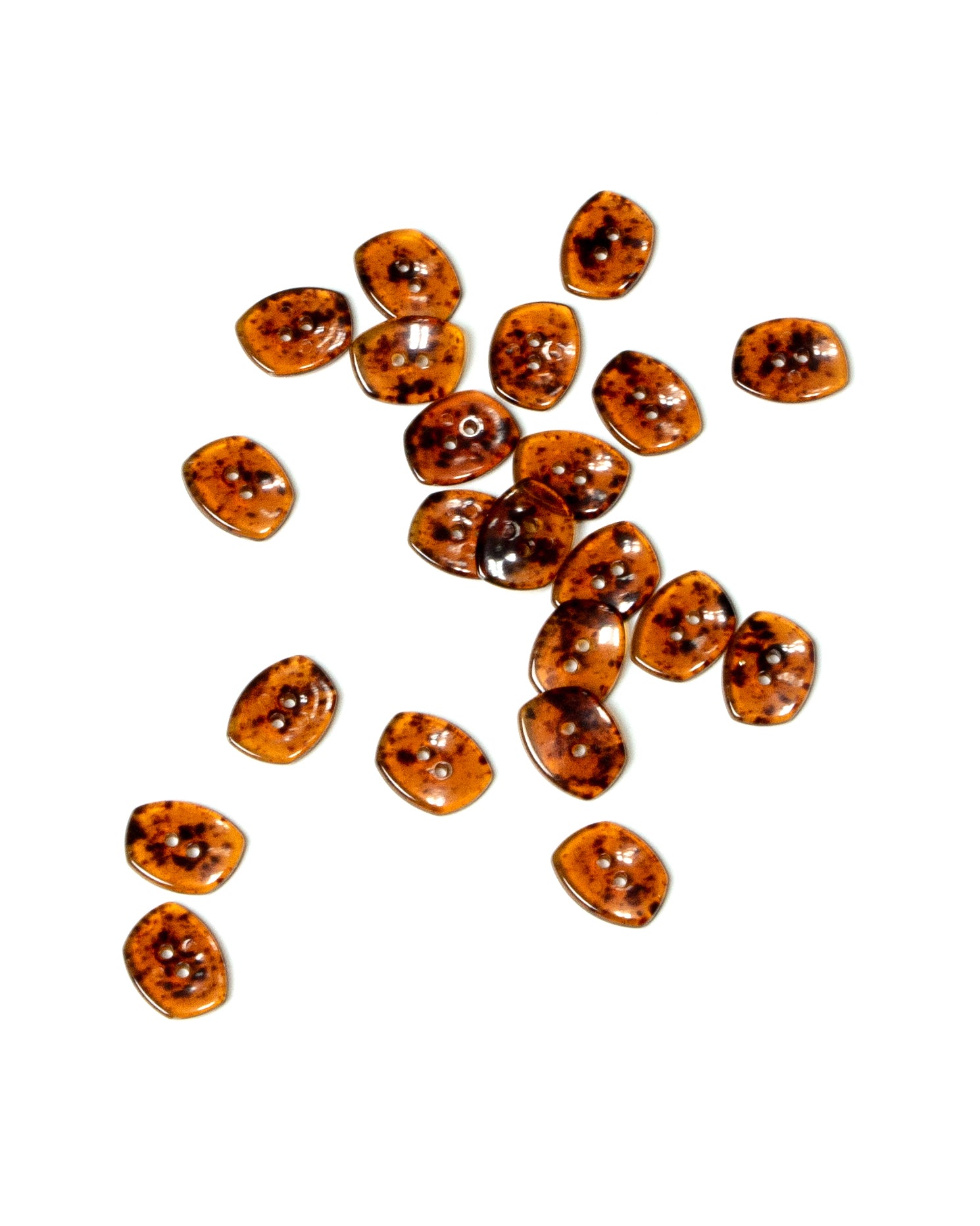 Amber with Speckles Buttons 14mm