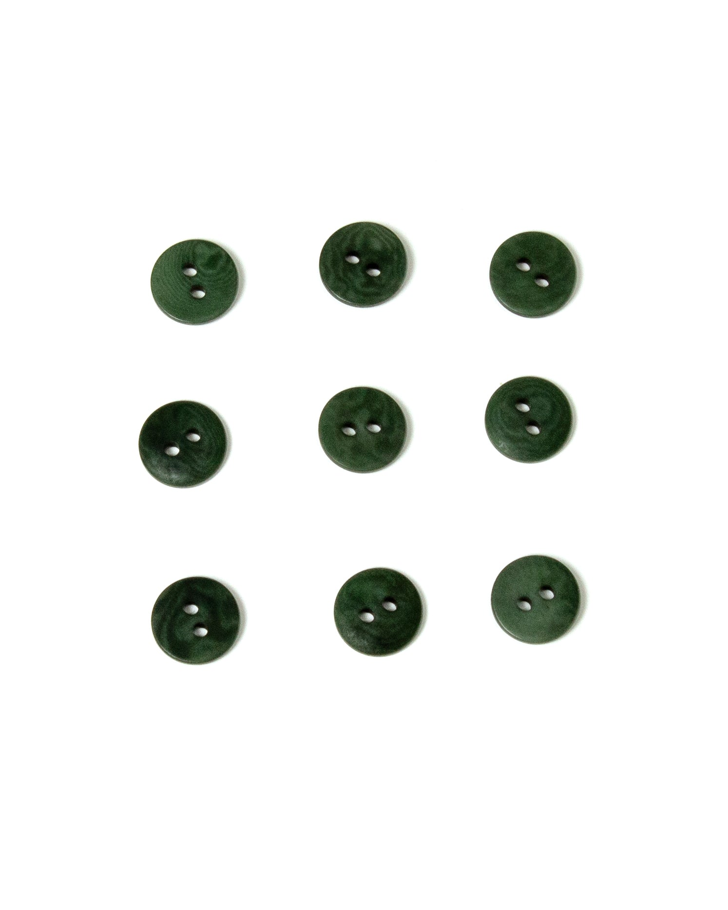 Dark Green Corozo Buttons 13mm