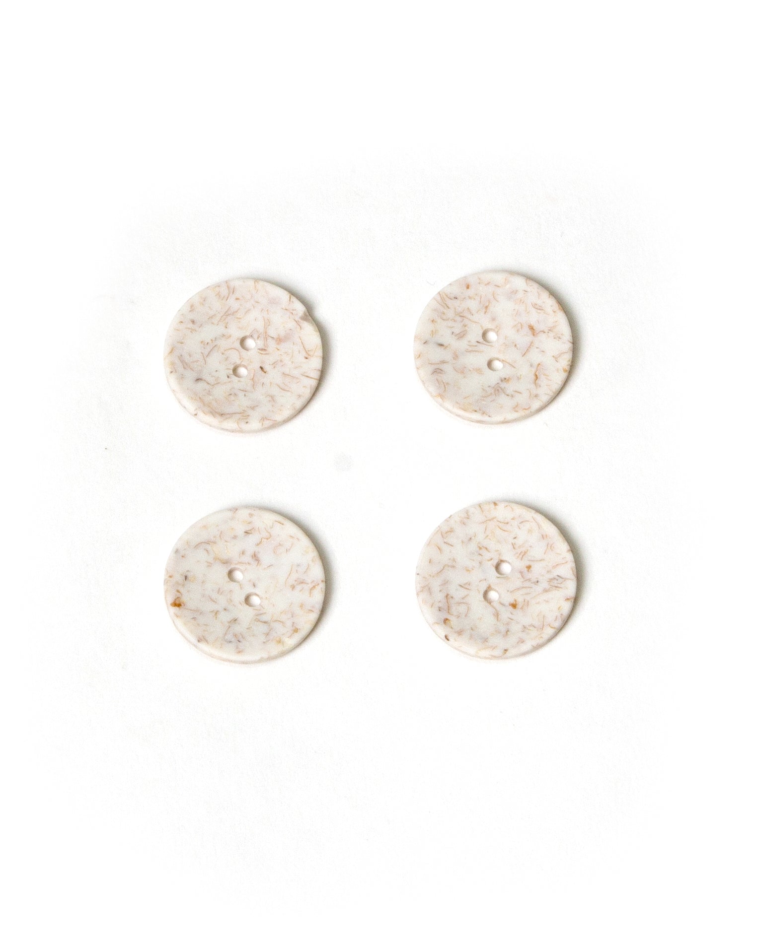 Off White Flecked Stone ‘eco’ Buttons 22mm