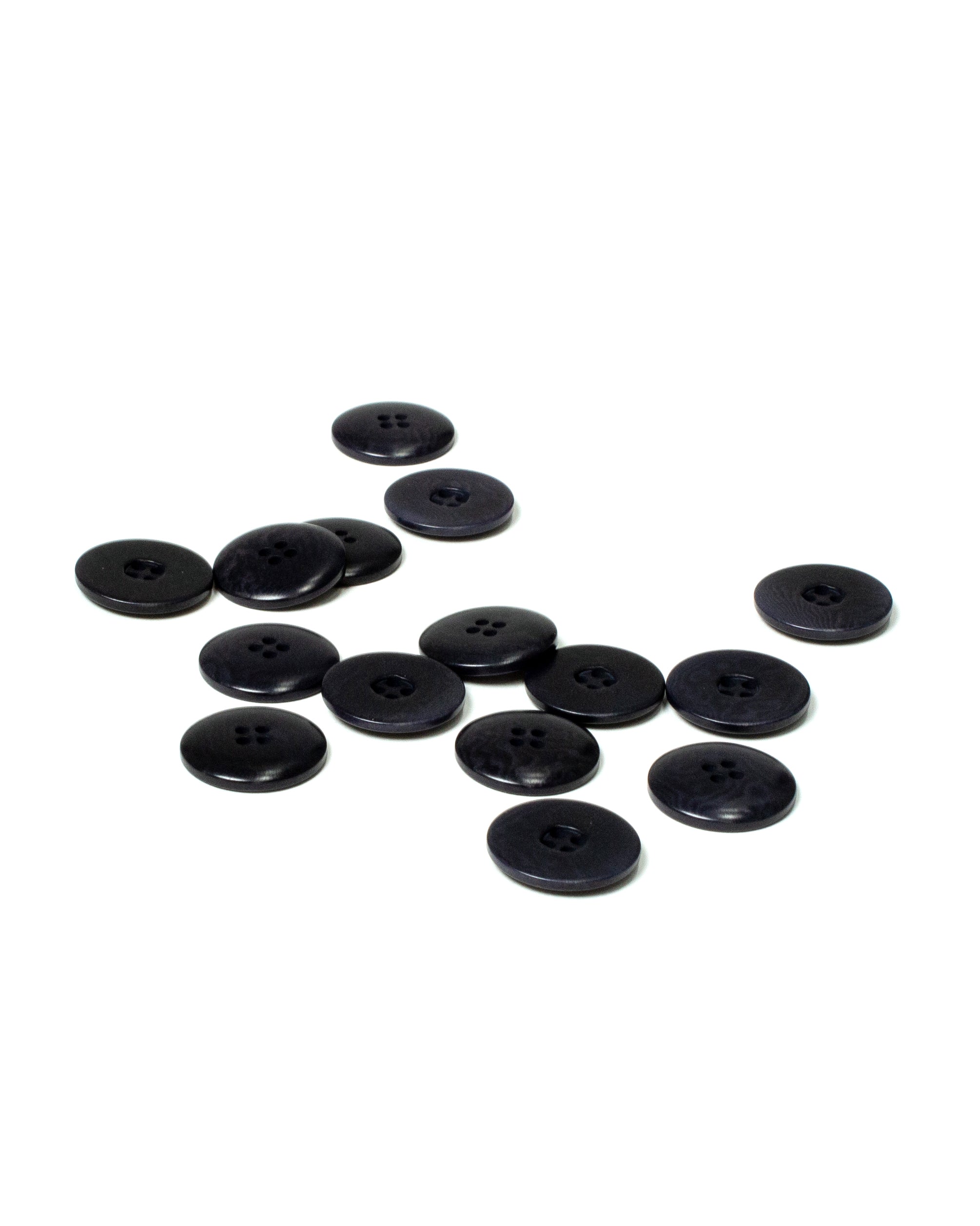 Four Hole Navy Corozo Buttons 23mm