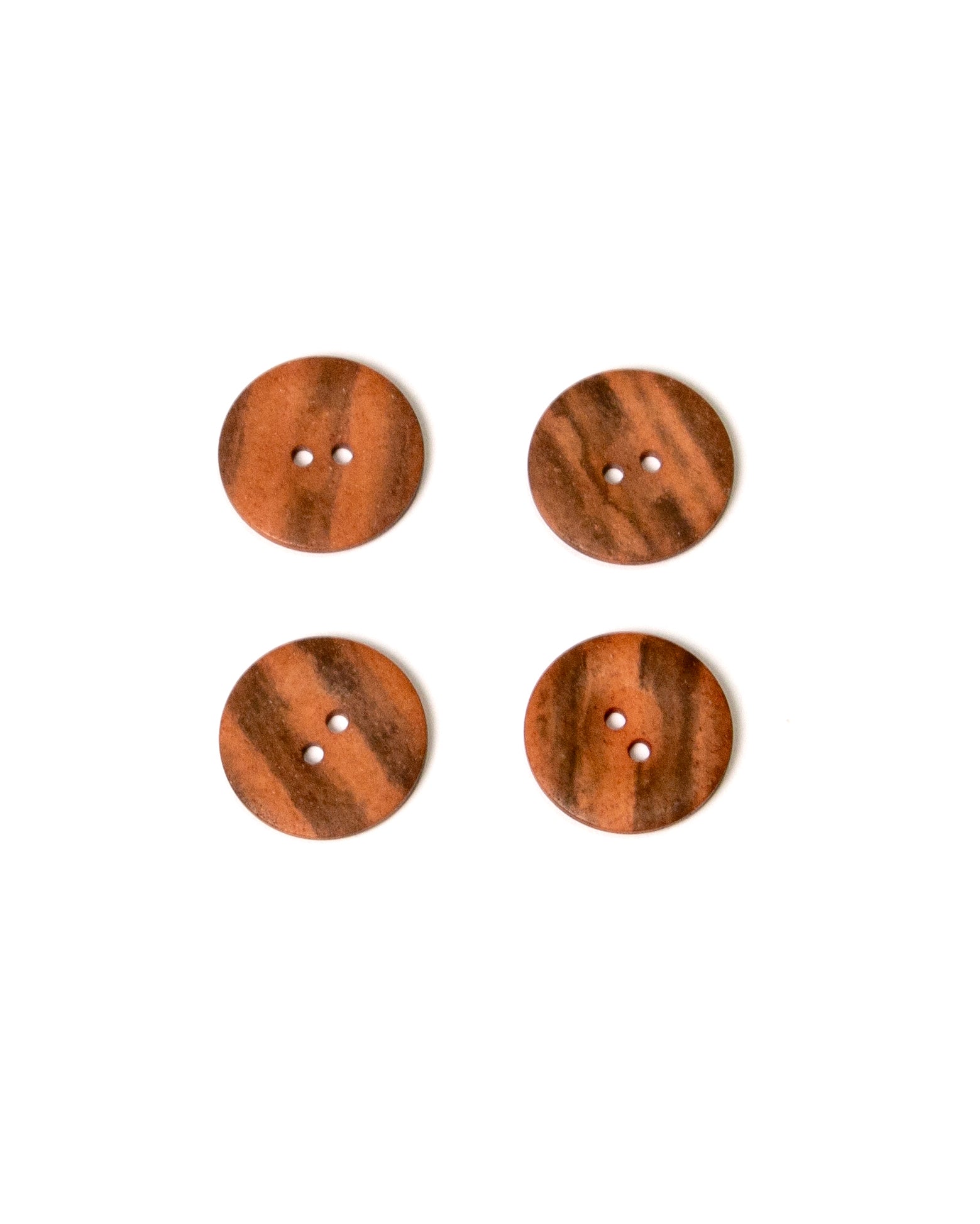 Ginger Marble Look Buttons 22mm