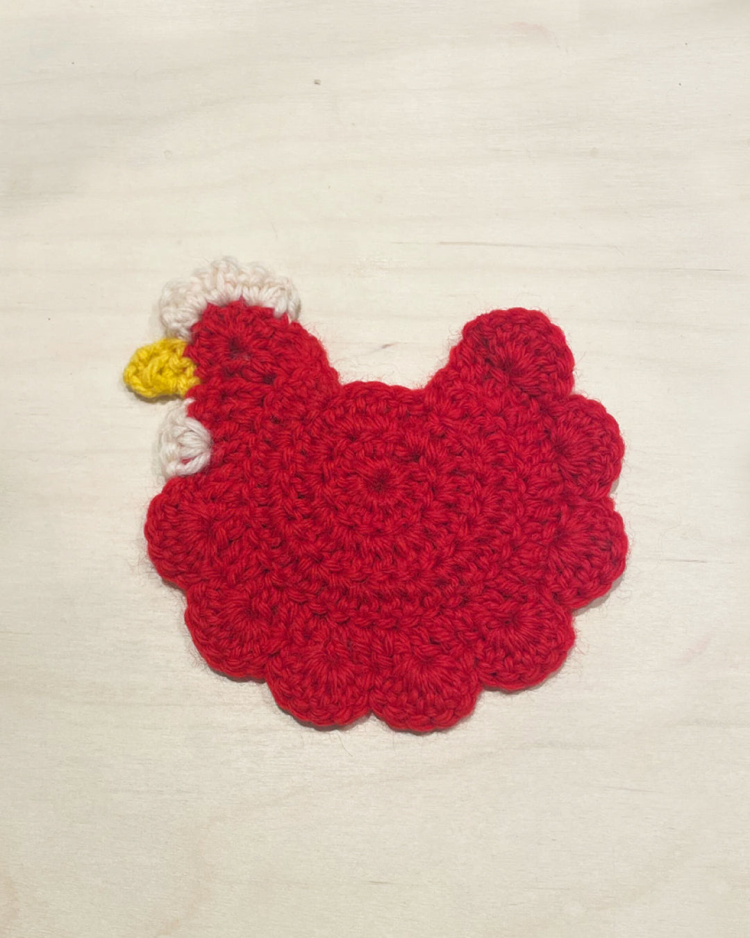 Crochet Chicken Coasters
