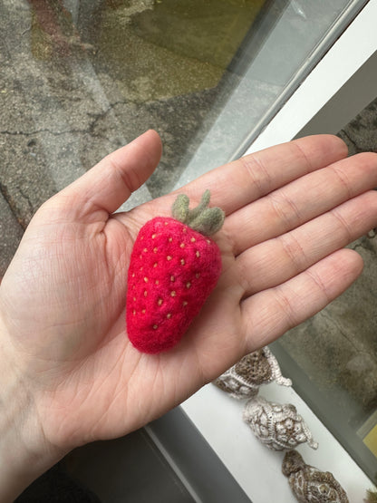 Strawberry Felting Class
