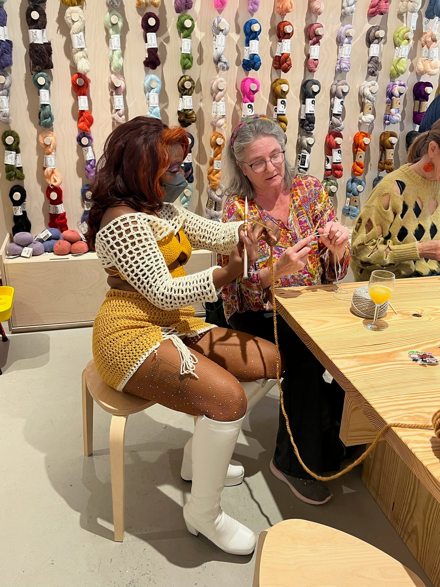 Knitting is a Drag