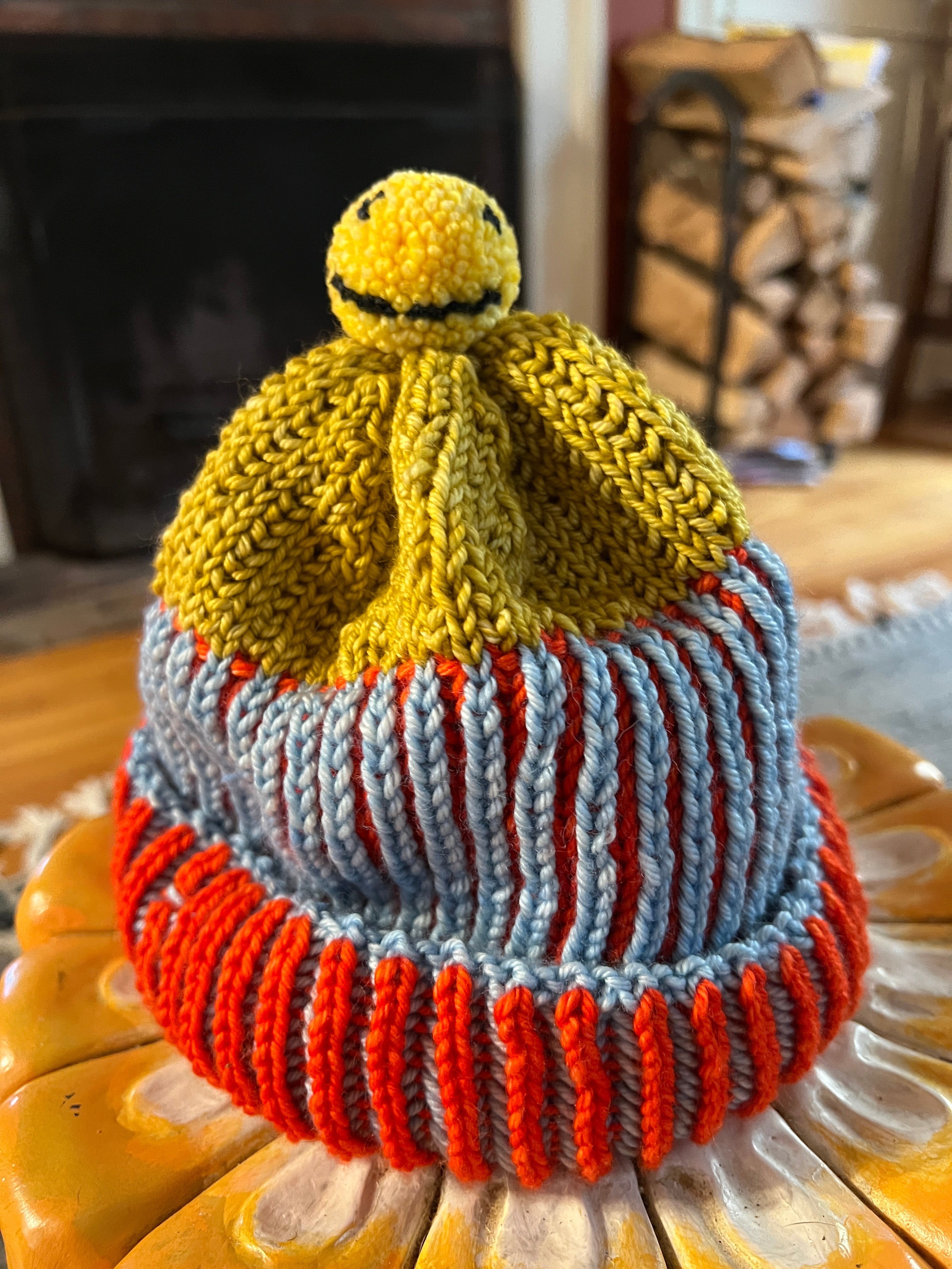 Brioche Happy Hat Pattern