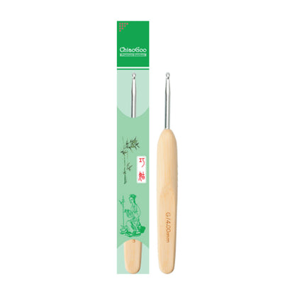 ChiaoGoo Wooden Crochet Hook with Metal Head