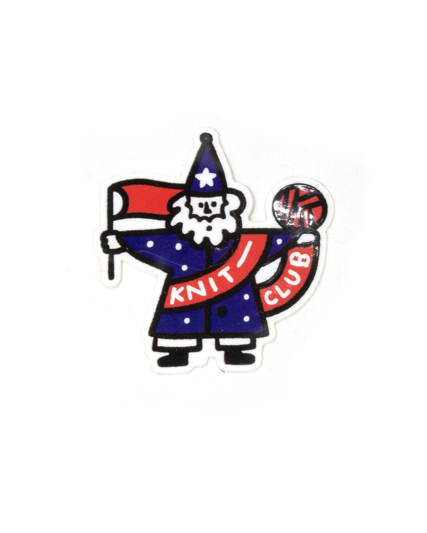 Purlin' Merlin Sticker