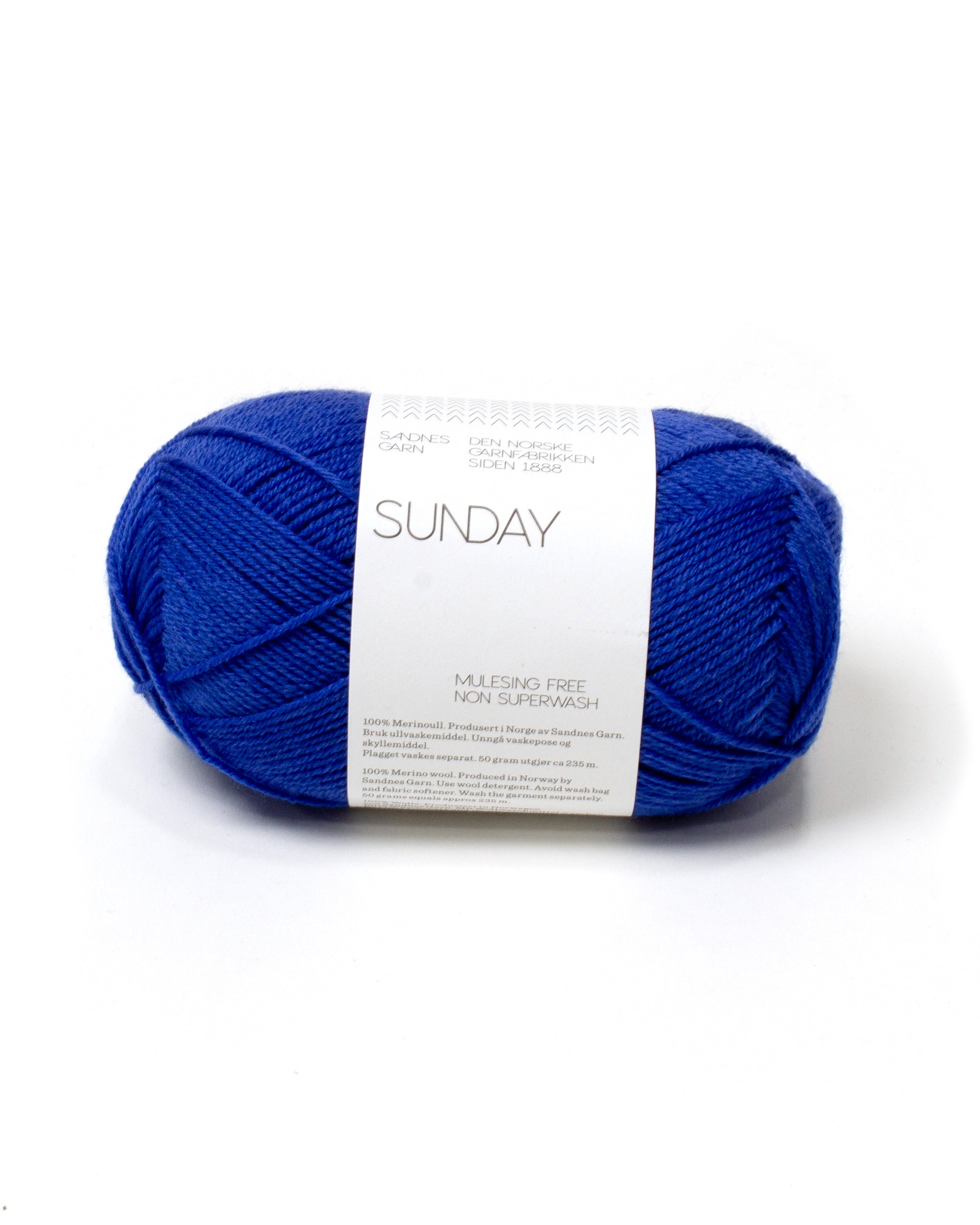 Sandes Garn - Sunday - 5845 Dazzling Blue