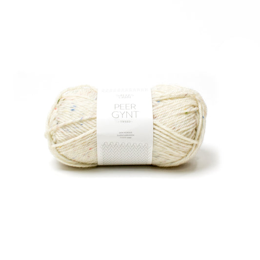 Sandes Garn - Peer Gynt - Natural Tutti Frutti Tweed