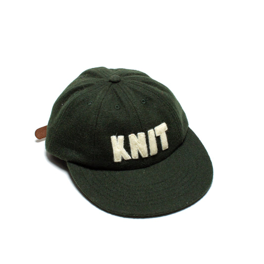 KNIT Vintage Wool Cap - Olive