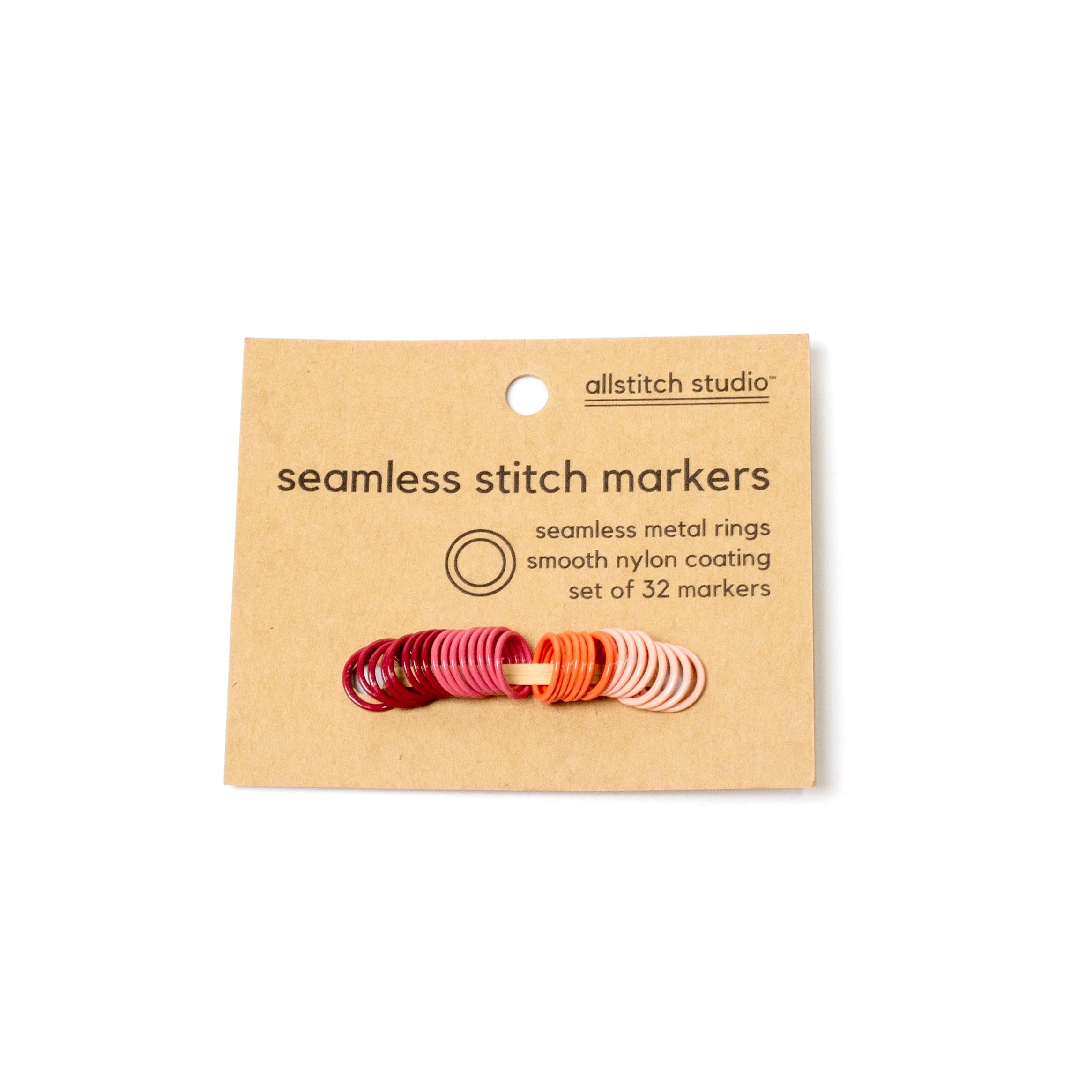 Stitch Markers - Large Rings - Warm Tones