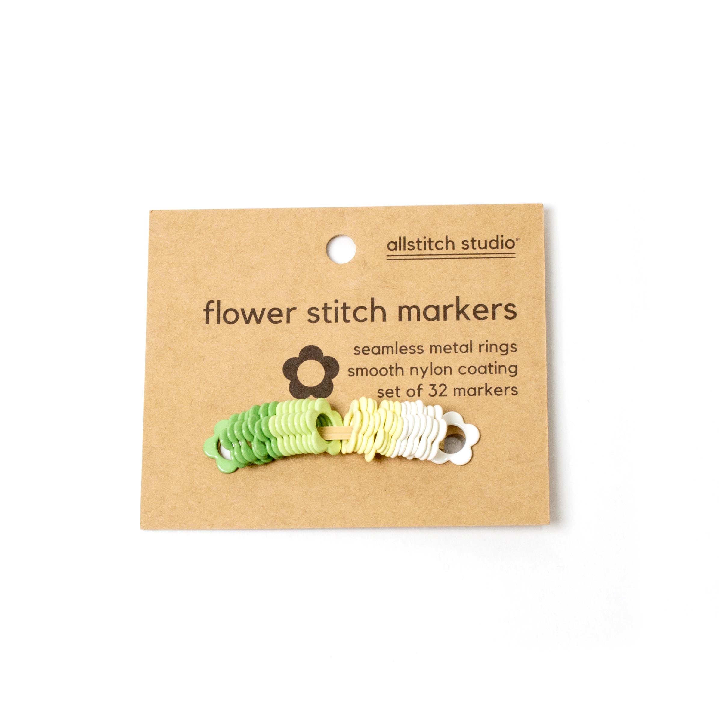 Stitch Markers - Flower Rings - Wildflower