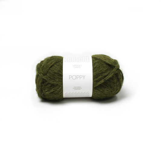 Sandes Garn - Poppy - 9563 Moss Green