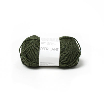 Sandes Garn - Peer Gynt - 9572 Dark Green Heather