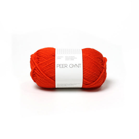 Sandes Garn - Peer Gynt - 3819 Spicy Orange
