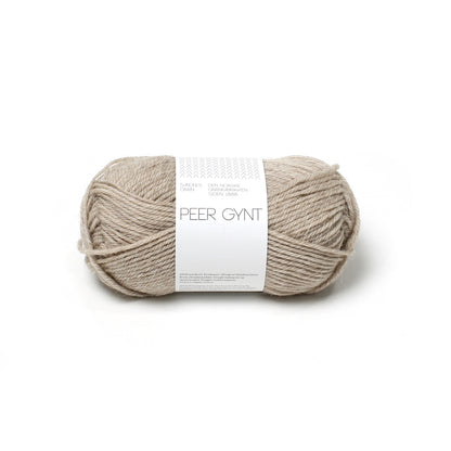 Sandes Garn - Peer Gynt - 3021 Light Beige Heather