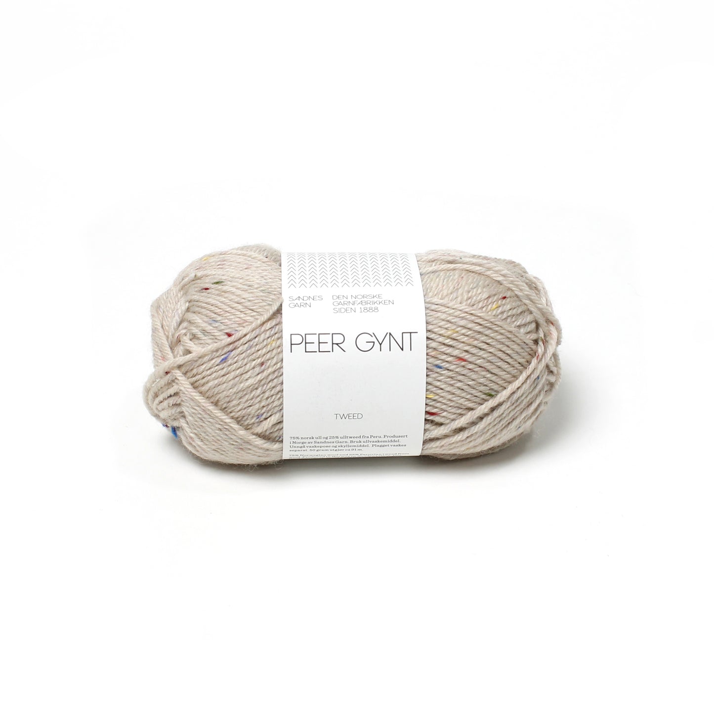 Sandes Garn - Peer Gynt - 2720 Marzipan Tutti-Frutti Tweed
