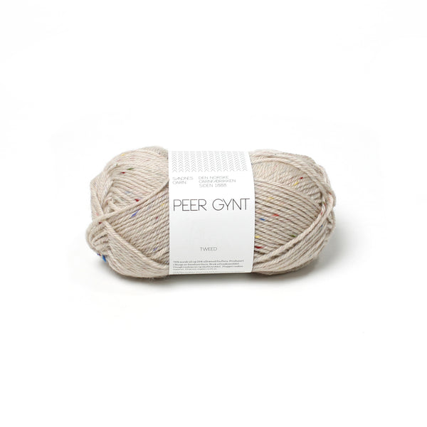 Sandes Garn - Peer Gynt - 2720 Marzipan Tutti-Frutti Tweed