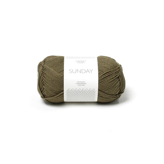 Sandes Garn - Sunday - 9873 Dark Olive